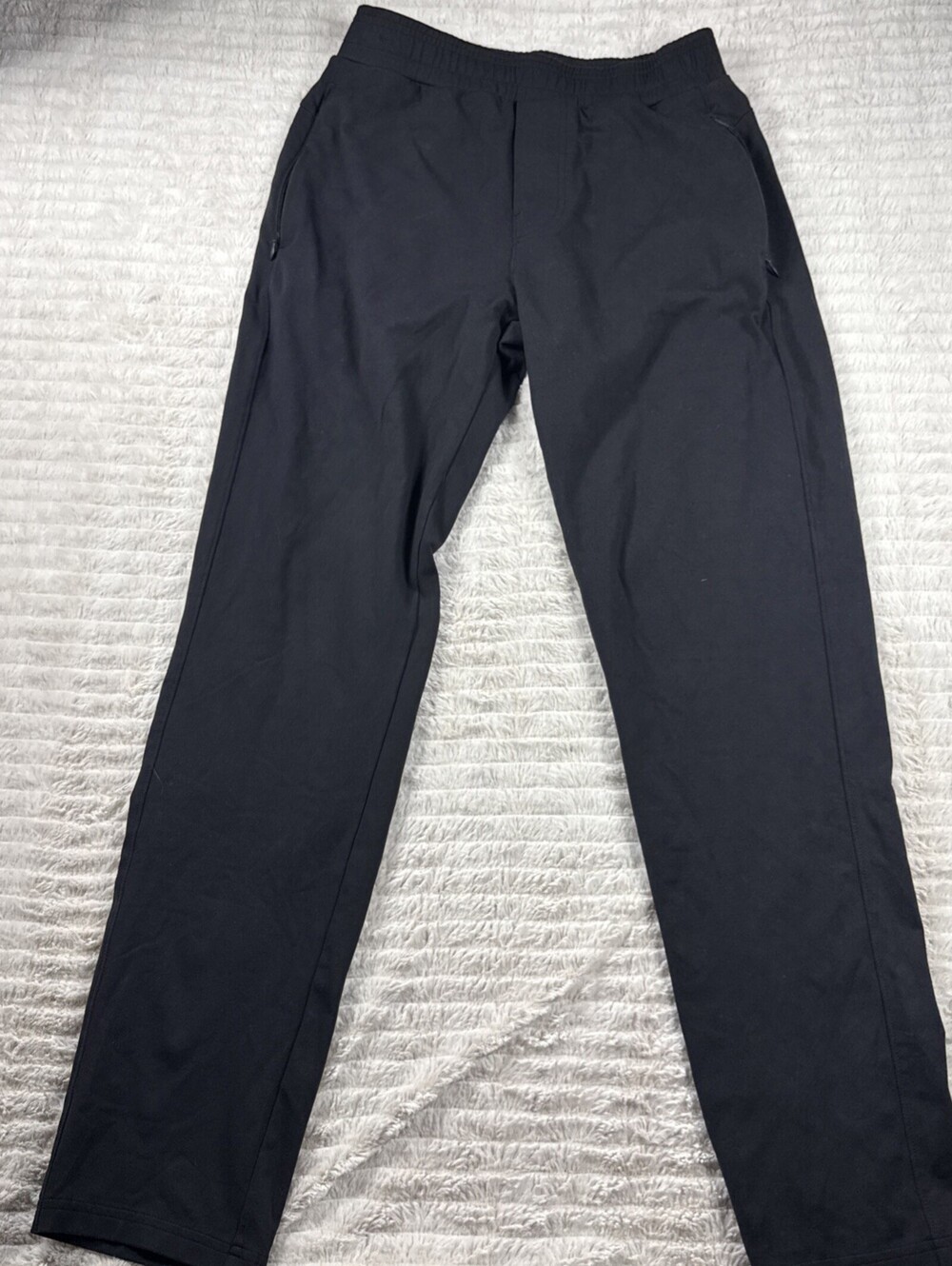 Public Rec Pants Mens 30x32 Black Gamechanger Rec Sweatpants Lounge Comfort EUC